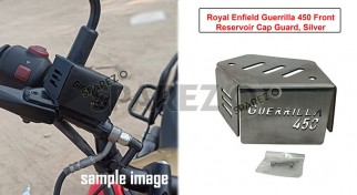 Fit For Royal Enfield Guerrilla 450 Front Reservoir Cap Guard Silver